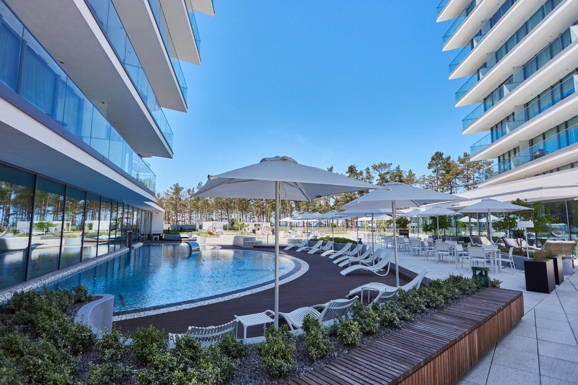 Wave De Luxe Studio Resort&Spa 755B - Sea View Misdroy Exterior foto