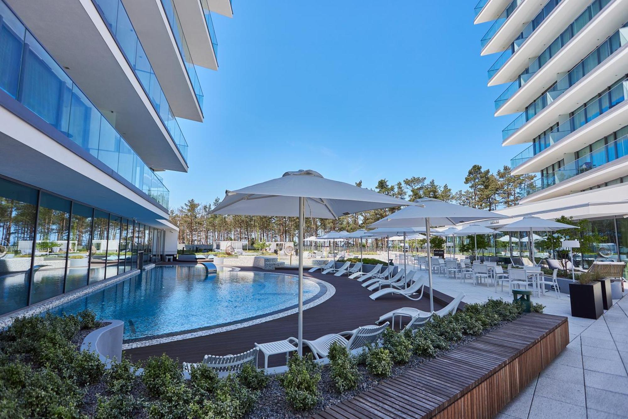 Wave De Luxe Studio Resort&Spa 755B - Sea View Misdroy Exterior foto